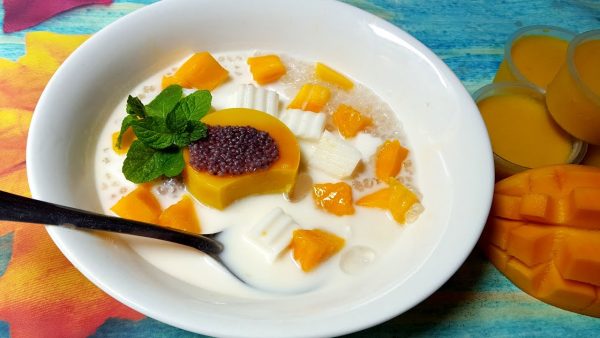 Chè xoài caramen